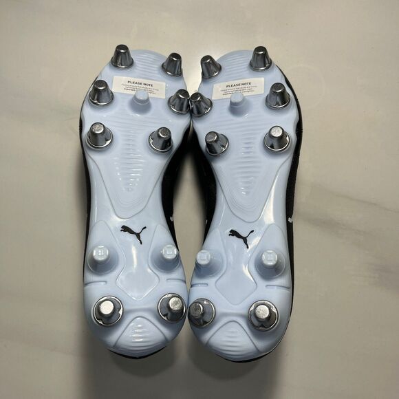 Puma Avant Pro Men’s Rugby Boots/Cleats Black Leather New 106714-02 Men’s Sz 8.5 - Picture 7 of 8